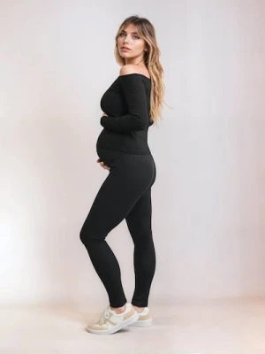 Zdjęcie produktu Sinsay - Legginsy MAMA - czarny