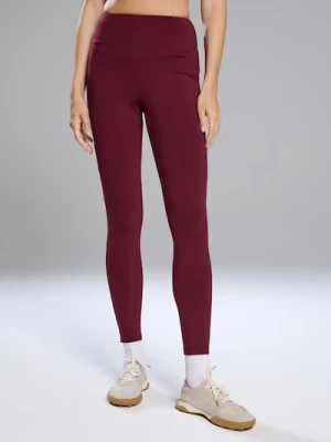 Zdjęcie produktu Sinsay - Legginsy sportowe - bordowy