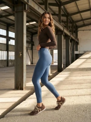 Zdjęcie produktu Sinsay - Legginsy sportowe - ciemny turkus