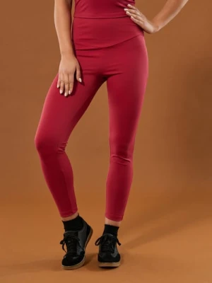 Zdjęcie produktu Sinsay - Legginsy sportowe Gym Hard - bordowy