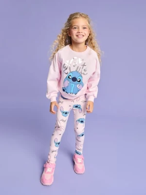 Sinsay - Legginsy Stitch - różowy