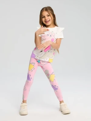 Zdjęcie produktu Sinsay - Legginsy Świnka Peppa - różowy