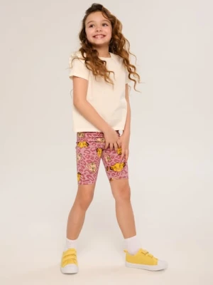 Sinsay - Legginsy The Lion King - beżowy