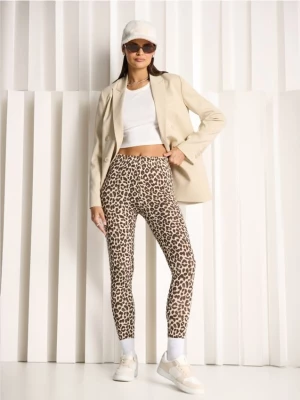Zdjęcie produktu Sinsay - Legginsy w panterkę - wielobarwny