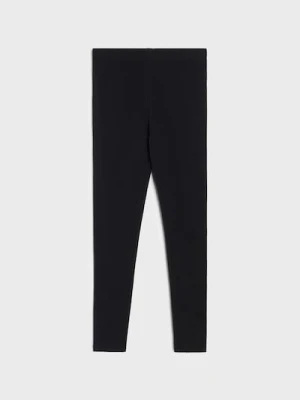 Sinsay - Legginsy w stylu basic - czarny