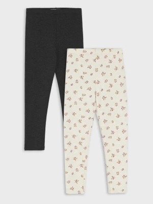 Sinsay - Legginsy z bawełną 2 pack - wielobarwny