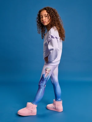 Sinsay - Legginsy z efektem holograficznym Frozen - wielobarwny