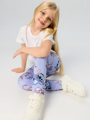 Sinsay - Legginsy z ociepleniem Stitch - błękitny
