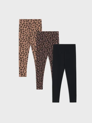 Sinsay - Legginsy ze wzorkiem 3 pack - wielobarwny