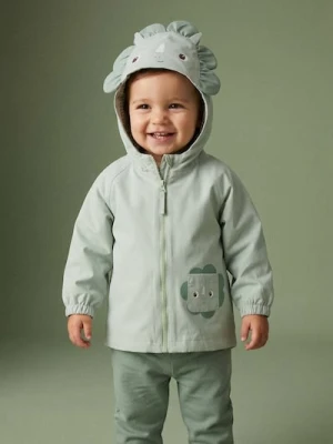 Sinsay - Lekka kurtka wiatrówka z kapturem - żółty