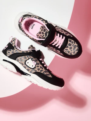 Sinsay - Lekkie sneakersy w panterkę z aplikacją Hello Kitty - wielobarwny