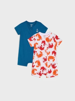 Sinsay - Letni kombinezon 2 pack - kremowy