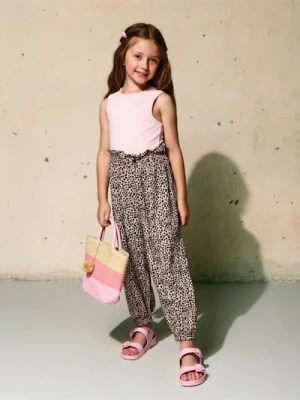 Sinsay - Luźne spodnie z motywem zwierzęcym - wielobarwny