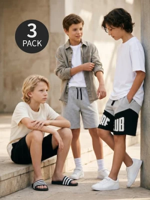 Sinsay - Luźne szorty 3 pack - wielobarwny