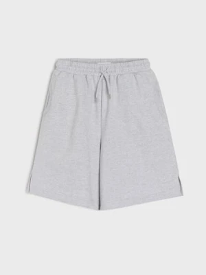 Sinsay - Luźne szorty w stylu basic - szary