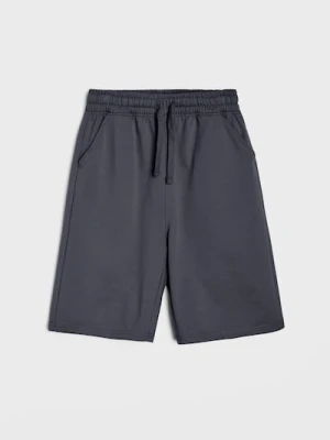 Sinsay - Luźne szorty z bawełną - szary