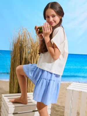 Sinsay - Luźne szorty z kieszeniami - niebieski