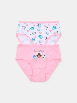 Sinsay - Majtki 2 pack Koci domek Gabi - wielobarwny