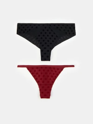 Sinsay - Majtki 2 pack - wielobarwny