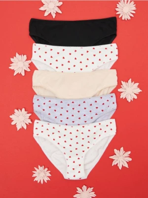 Sinsay - Majtki 5 pack - wielobarwny