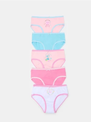 Sinsay - Majtki 5 pack - wielobarwny