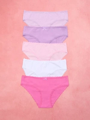 Sinsay - Majtki 5 pack - wielobarwny