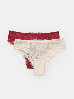 Sinsay - Majtki brazilian 2 pack - wielobarwny