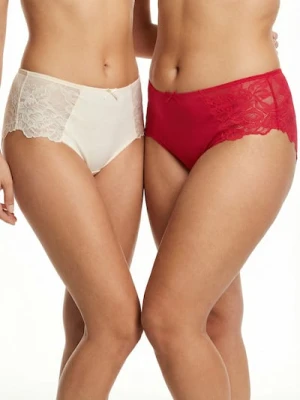 Sinsay - Majtki brazilian z wysokim stanem 2 pack - wielobarwny