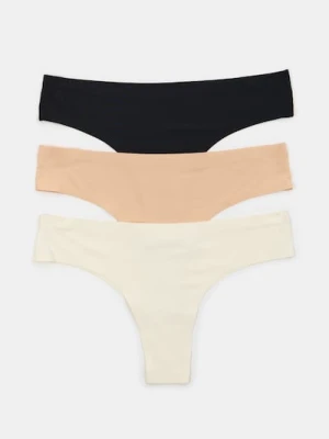 Sinsay - Majtki brazyliany 3 pack - wielobarwny