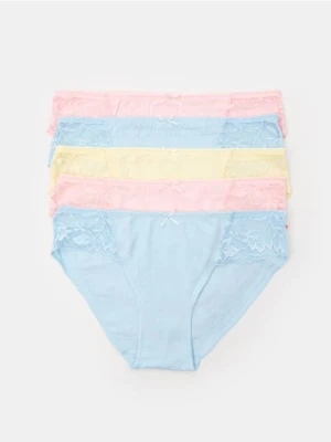 Sinsay - Majtki brazyliany 5 pack - wielobarwny