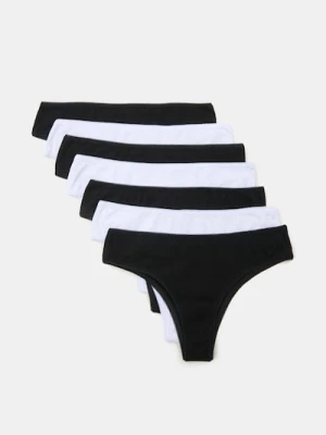 Sinsay - Majtki brazyliany 7 pack - wielobarwny