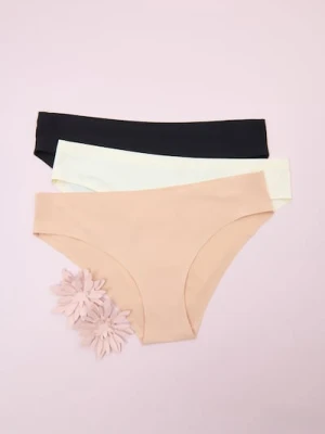 Sinsay - Majtki figi 3 pack - wielobarwny