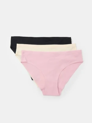 Sinsay - Majtki figi 3 pack - wielobarwny