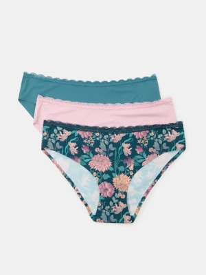 Sinsay - Majtki figi 3 pack - wielobarwny