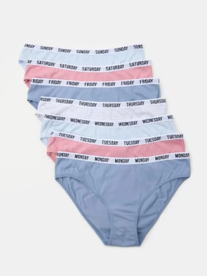 Sinsay - Majtki figi 7 pack - wielobarwny