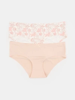 Sinsay - Majtki hipster 2 pack - wielobarwny