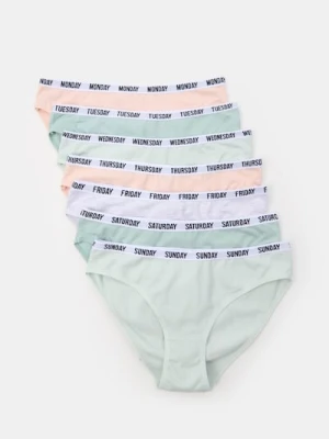 Sinsay - Majtki typu figi 7 pack - wielobarwny