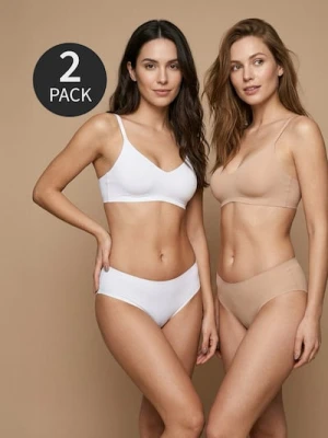 Sinsay - Majtki typu stringi 2 pack - biały