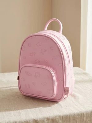 Sinsay - Mały plecak z tłoczonym wzorem Hello Kitty - różowy