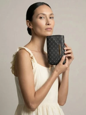 Sinsay - Mały portfel w monogram - wielobarwny