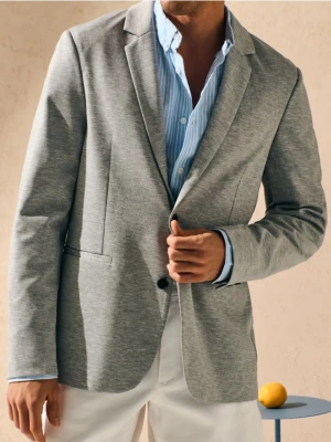 Sinsay - Marynarka slim fit - szary