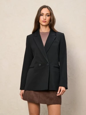 Sinsay - Marynarka z domieszką wiskozy - czarny