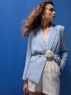 Sinsay - Marynarka z wiskozą - błękitny