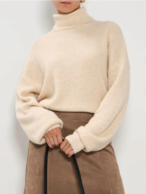 Sinsay - Melanżowy golf - beżowy