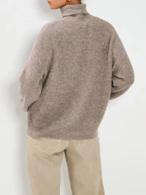 Sinsay - Melanżowy golf - brązowy