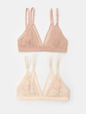 Sinsay - Miękkie biustonosze 2 pack - wielobarwny