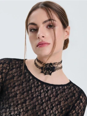 Sinsay - Naszyjnik choker 2 pack - czarny
