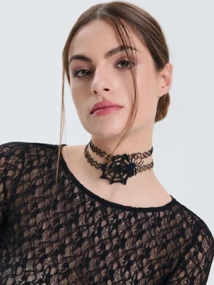 Sinsay - Naszyjnik choker 2 pack - czarny