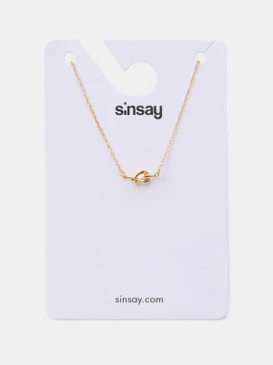 Sinsay - Naszyjnik z ozdobną zawieszką - złoty