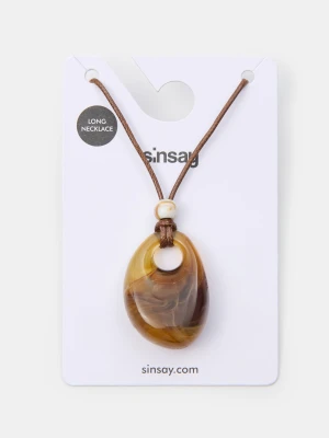 Sinsay - Naszyjnik z zawieszką - wielobarwny